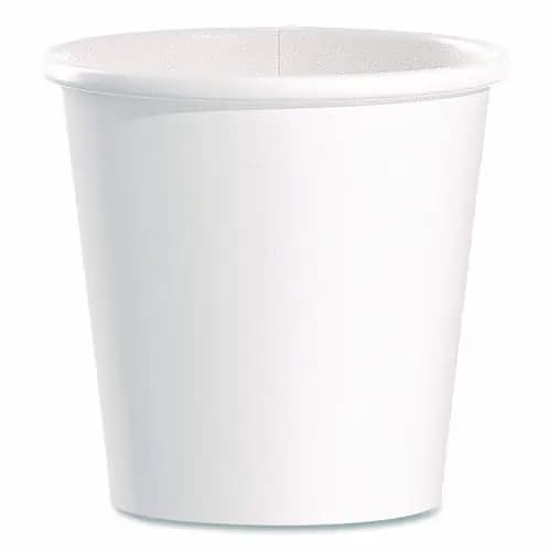 SOLO® Paper Hot Cups, 4 oz, White, 50/Pack