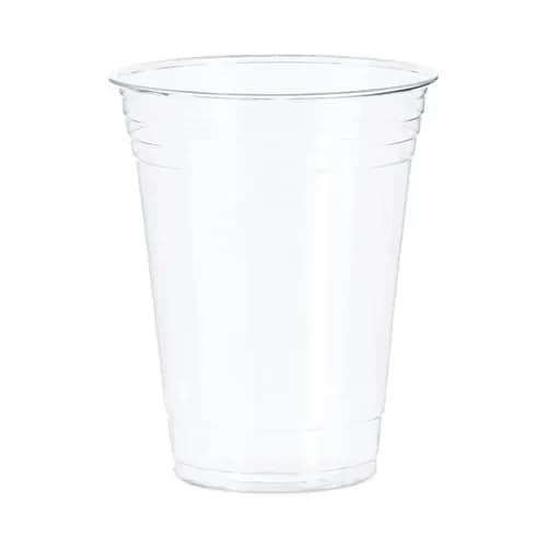 SOLO® Ultra Clear PET Cups, Squat, 16 oz, Plastic, 50/Bag, 20 Bags/Carton