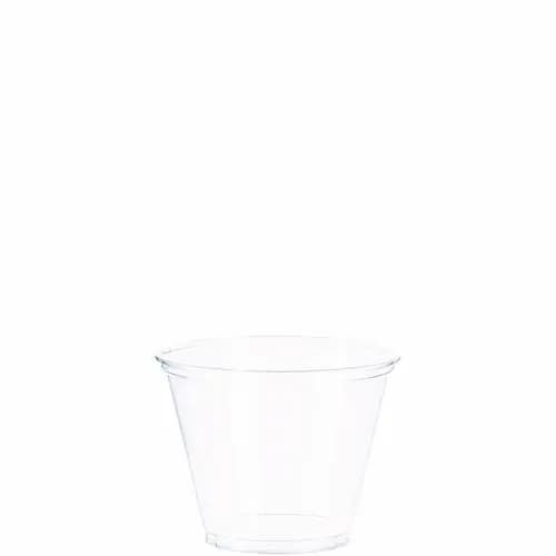 SOLO® Ultra Clear PET Cups, Squat, 9 oz, Plastic, 50/Bag, 20 Bags/Carton