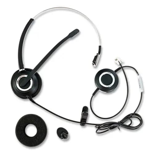 Spracht ZuM ZuMRJ9M Monaural Over The Head Headset, Black