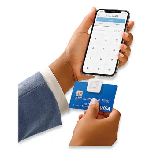 Square Reader for Magstripe Lightning Connector, White