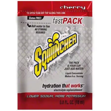 Sqwincher Fast Pack® Single Serve Powder - Cherry