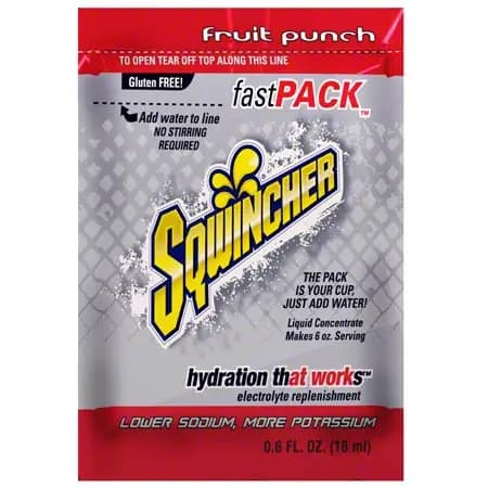 Sqwincher Fast Pack® Single Serve Powder - Fruit Punch