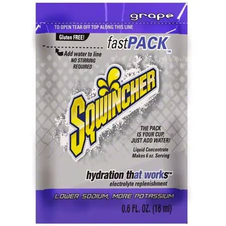 Sqwincher Fast Pack® Single Serve Powder - Grape