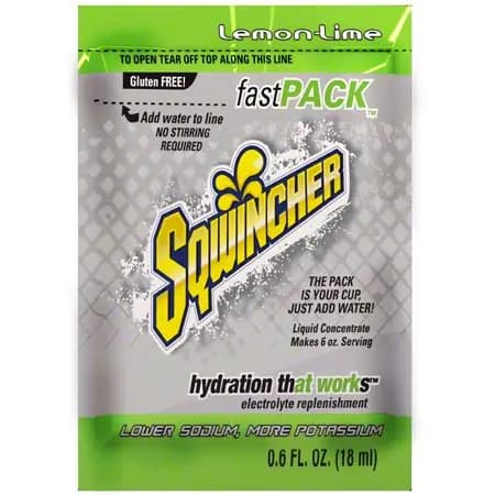 Sqwincher Fast Pack® Single Serve Powder - Lemon-Lime