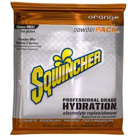 Sqwincher Powder Pack™ - 5 Gal., Orange