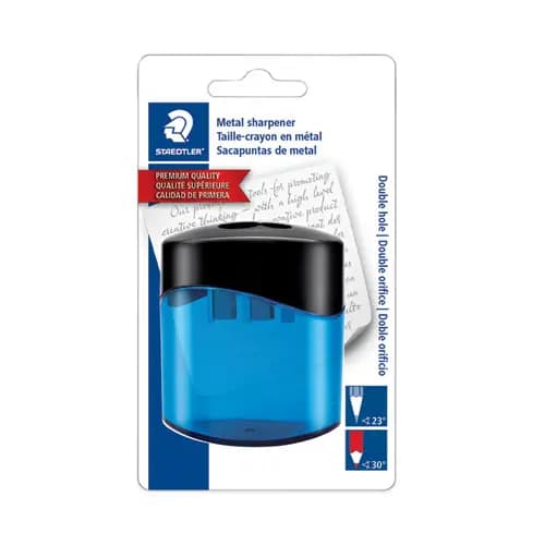 Staedtler® Manual Pencil Sharpener, Randomly Assorted Colors