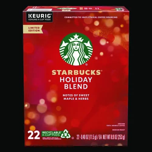 Starbucks® Holiday Blend K-Cup, 22/Box