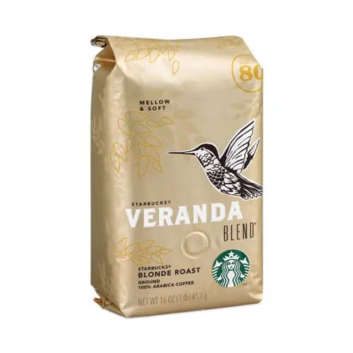 Starbucks® VERANDA BLEND Coffee, Ground, 1 lb Bag, 6/Carton