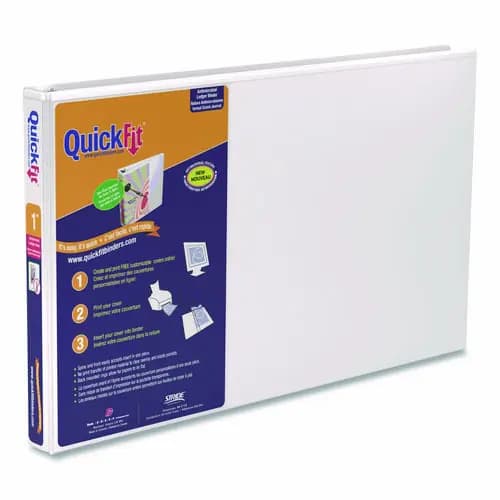 Stride QuickFit® Ledger D-Ring View Binder