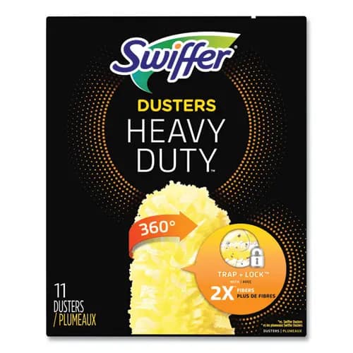Swiffer® Heavy Duty Dusters Refill, Yellow, 33/Carton