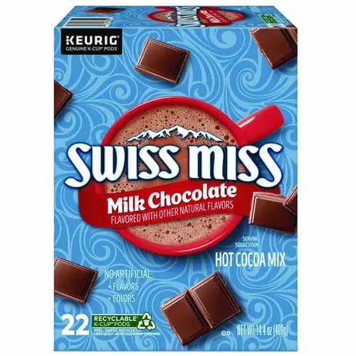 Swiss Miss® Milk Chocolate Hot Cocoa K-Cups, 22/Box