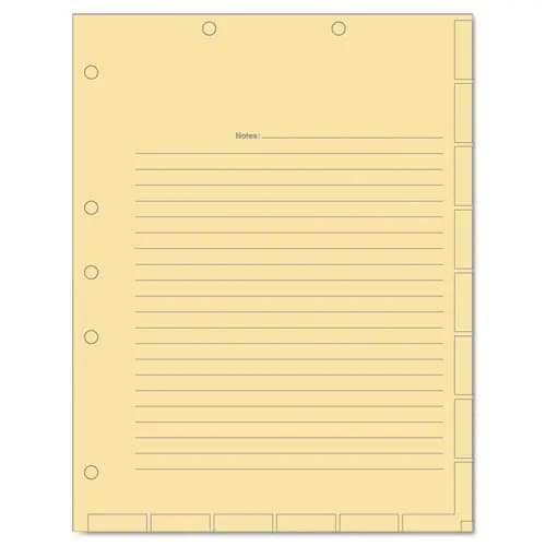 Tabbies® Medical Chart Index Divider Sheets
