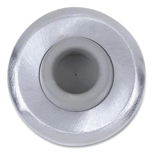 Tell® Concave Wall Bumper, Satin Chrome