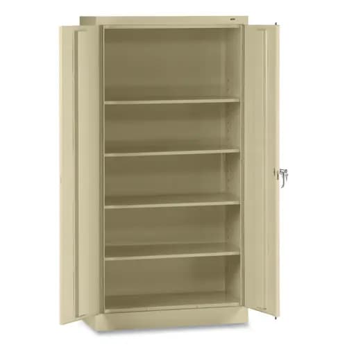 Tennsco 72" High Standard Cabinet, Putty, 30"W x 15"D x 72"H (Assembled)