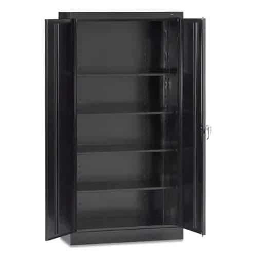 Tennsco 72" High Standard Cabinet, Black, 36"W x 18"D x 72"H (Assembled)