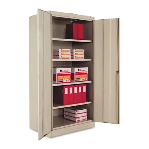 Tennsco 72" High Standard Cabinet (Unassembled), 36w x 24d x 72h, Putty