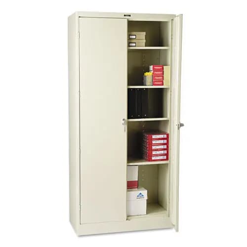 Tennsco 78" High Deluxe Cabinet, Putty