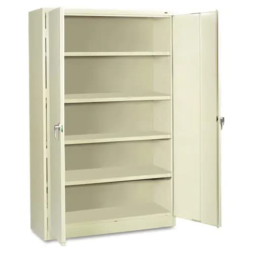 Tennsco Assembled Jumbo Steel Storage Cabinet, 48w x 24d x 78h, Putty
