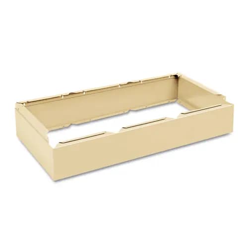Tennsco Three Wide Closed Locker Base, 36w x 18d x 6h, Sand