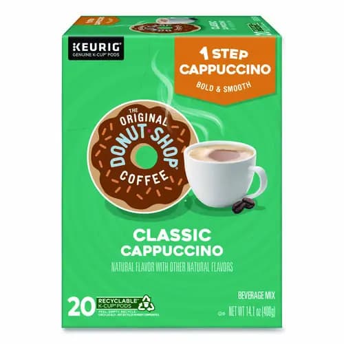 The Original Donut Shop® Classic Cappuccino K-Cups, 20/Box