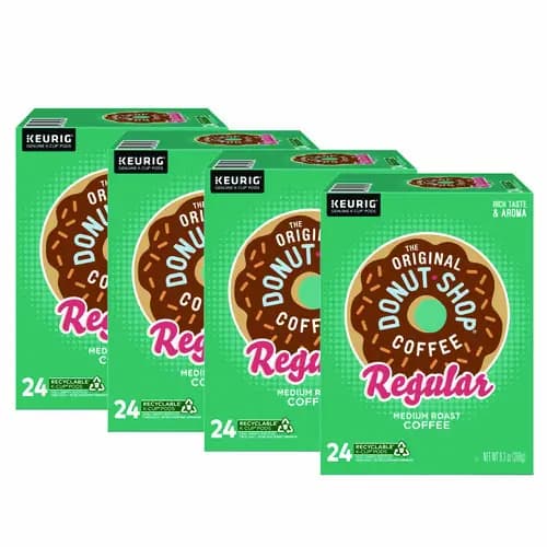 The Original Donut Shop® Donut Shop Coffee K-Cups, Regular, 96/Carton