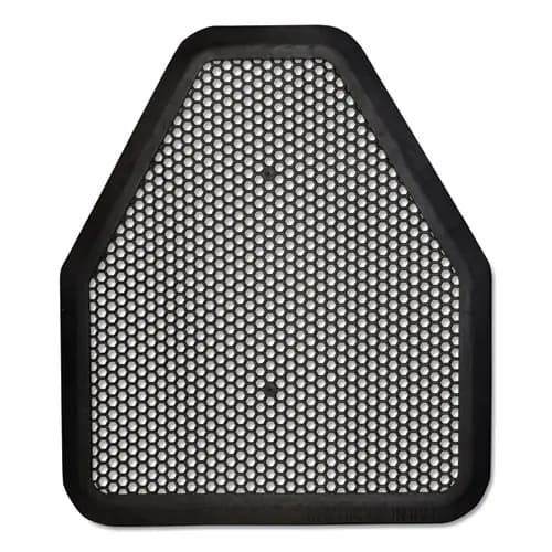 TOLCO® Urinal Mat, 20.75 x 18.5, Black, 6/Carton