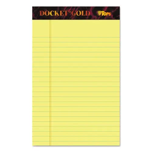 TOPS™ Docket Gold Ruled Perforated Pads