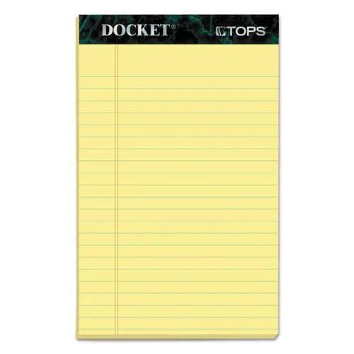 TOPS™ Docket Ruled Perforated Pads