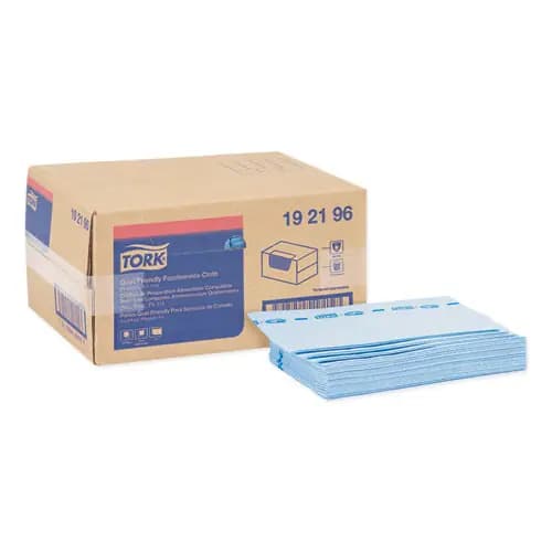 Tork® Foodservice Cloth, 13" x 21", Blue, 150/Carton