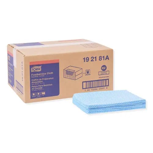 Tork® Foodservice Cloth, 13 x 21, Blue, 240/Carton
