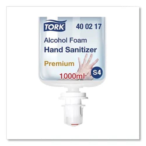 Tork® Premium Alcohol Foam Hand Sanitizer, Unscented, 1 L Bottle, 6/Carton