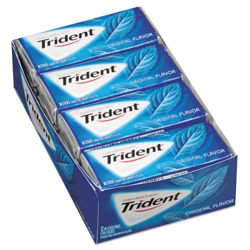 Trident® Sugar-Free Gum, Original Mint, 14 Sticks/Pack