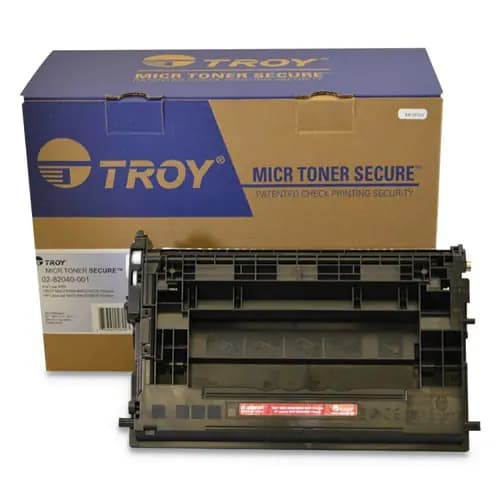 TROY® 0282040001 37A MICR Toner Secure, Alternative for HP CF237A, Black