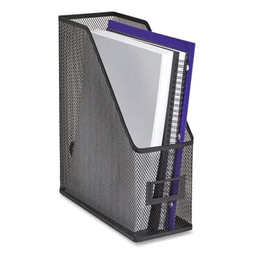 TRU RED™ Mesh Magazine File, Black