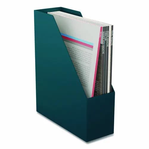 TRU RED™ Plastic Magazine File, Teal