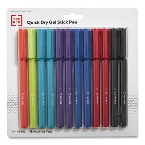 TRU RED™ Quick Dry Gel Stick Pen