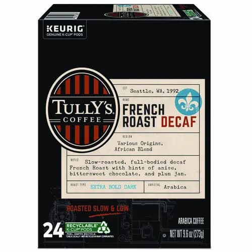 Tully's Coffee® French Roast Decaf Coffee K-Cups®