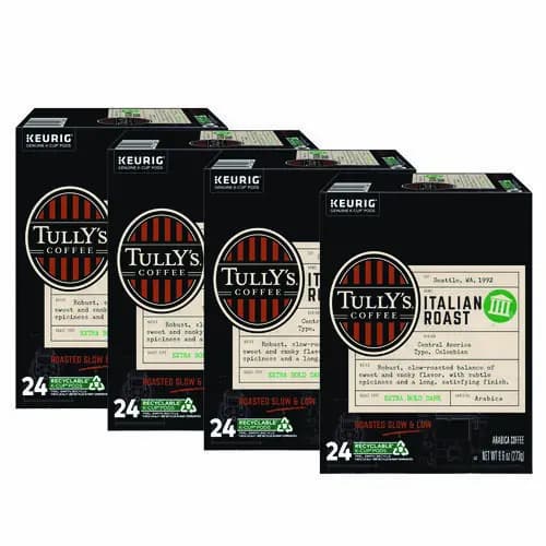 Tully's Coffee® Italian Roast Coffee K-Cups, 96/Carton