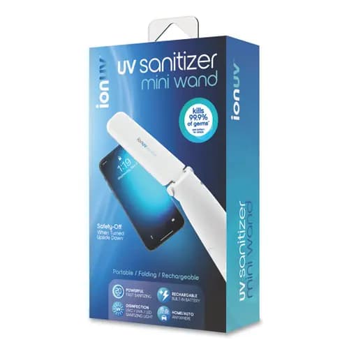 Tzumi ionUV Mini Sanitizer Wand, White