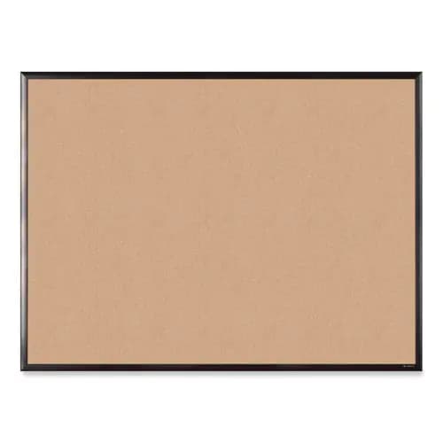 U Brands Cork Bulletin Board with Aluminum Frame