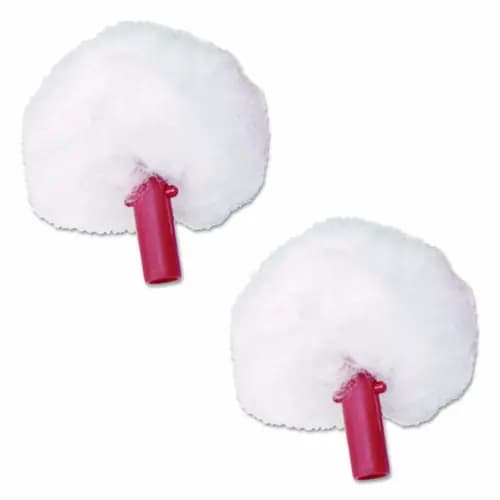 Unger® ErgoToilet Bowl Brush Replacement Swab Head, White, 2/Pack