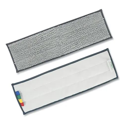 Unger® Excella Reusable Mopping Pad, 20 x 6, Gray with Color-Coding Tabs