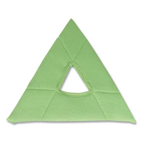 Unger® Glass Cleaning Pads, 10.25" x 9", Green, 5/Pack