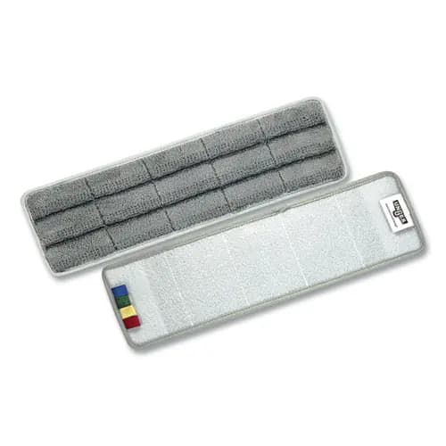 Unger® OmniClean Microfiber Pads, 16", Gray, 5/Pack