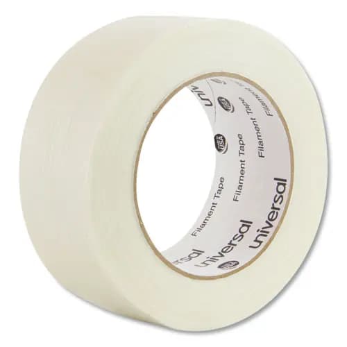 Universal® 350# Premium Filament Tape, 3" Core, Clear