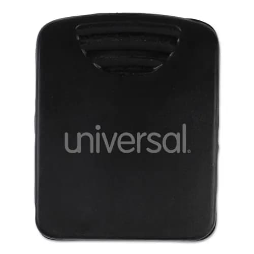 Universal® Fabric Panel Wall Clips, 25 Sheet Capacity, Black, 20/Pack