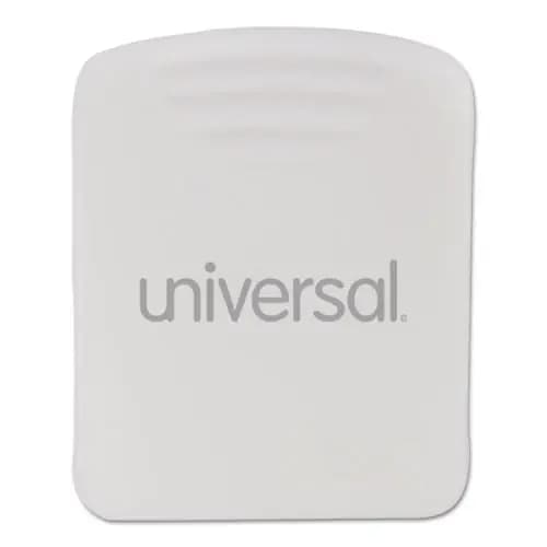 Universal® Fabric Panel Wall Clips, 25 Sheet Capacity, White, 20/Pack