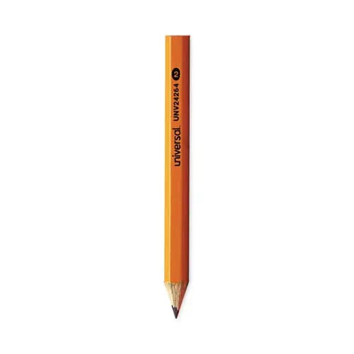 Universal™ Golf and Pew Pencil, HB (#2), Black Lead, Yellow Barrel, 144/Box