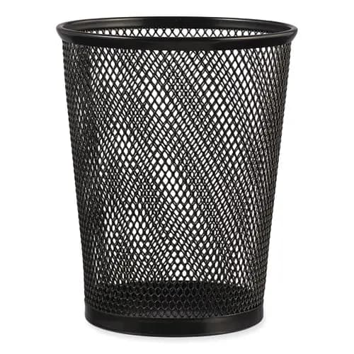 Universal® Jumbo Steel Mesh Pencil Cup, Black